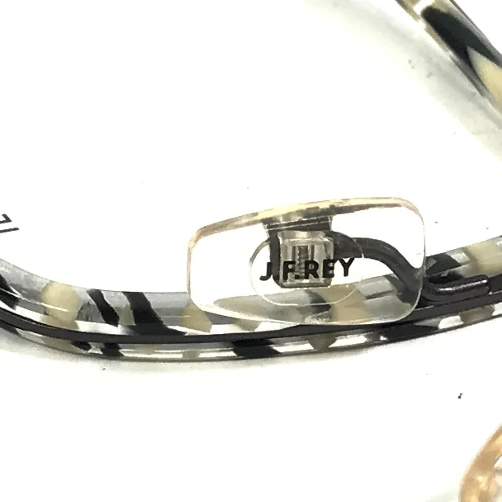 J.F. Rey Eyeglasses Frames JF2643 0503 Black Gray Rectangle Full Rim 52-19-145